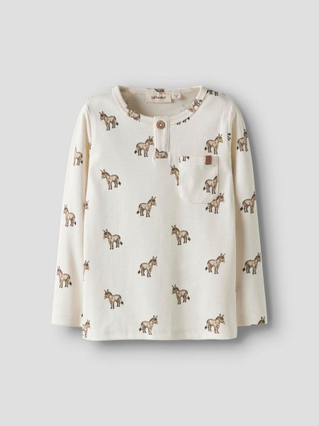 Lil' Atelier - NMMLAYO GEU LS SLIM TOP LIL, Donky