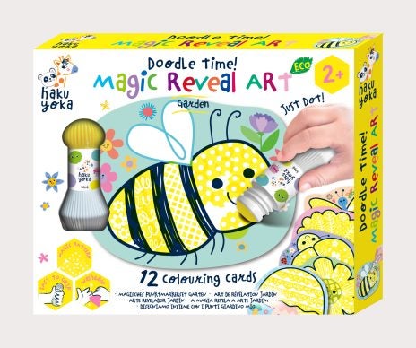 Magic dot reveal art - garden