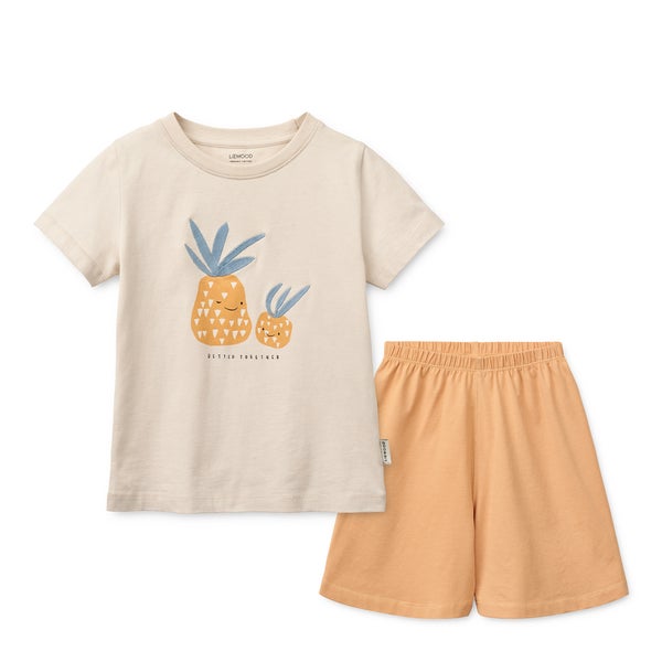 Liewood - T-paita + shortsit, Ananas