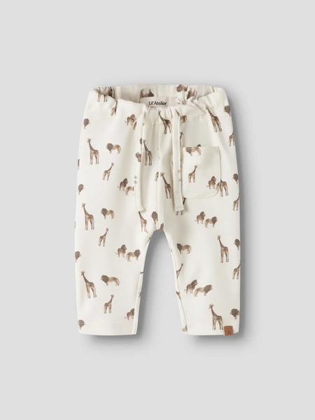 Lil' Atelier - NBMLAYO GEU LOOSE PANT LIL, Safari