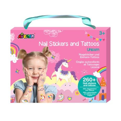 Nail stickers & tattoos &ndash; unicorns