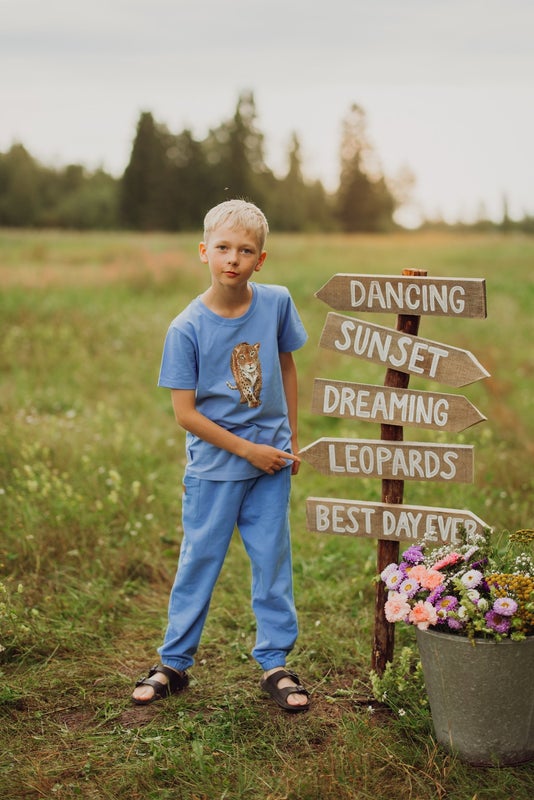 Metsola - Leopard -T-Paita | Milky