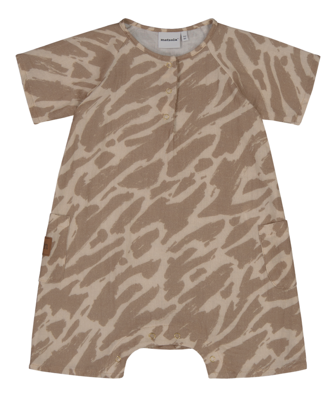 Metsola - Safari Muslin -Romper | Nougat