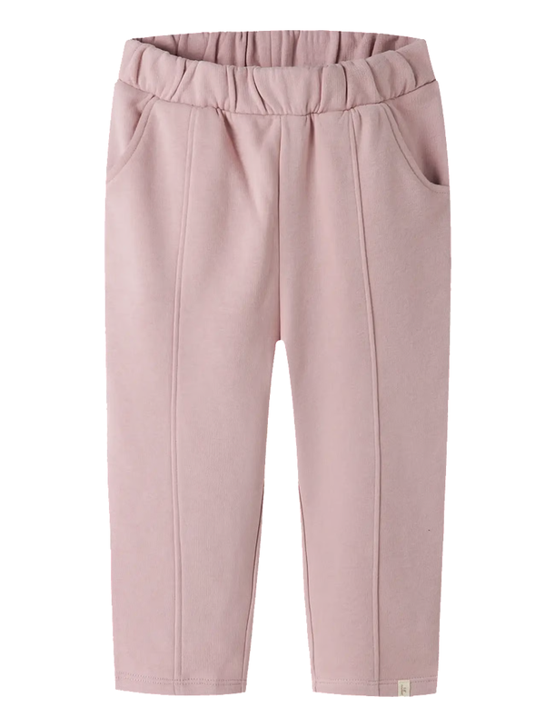 Lil' Atelier - NmFIlondon loose fit -malliset collegehousut, Vaaleanpunainen